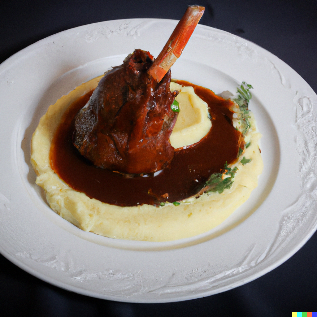 Lamb Shanks in Red Wine Sauce with Paris Mash Pete's Cooking