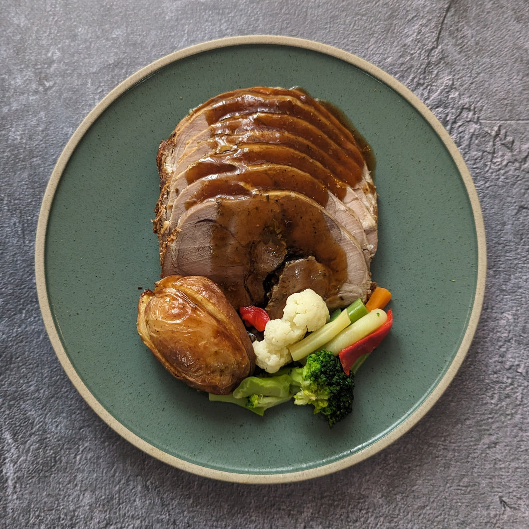 Roast Lamb with Port Jus